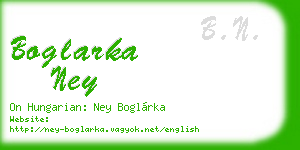 boglarka ney business card
