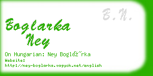 boglarka ney business card